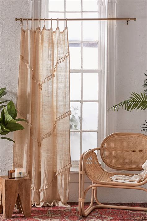 boho tassel curtains|Boho Tassel Curtains .